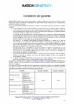 Conditions de garantie V8.B