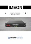 Guide d’installation IMEON batterie LV 4850 51100