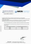 RCMU Declaration IMEON ENERGY